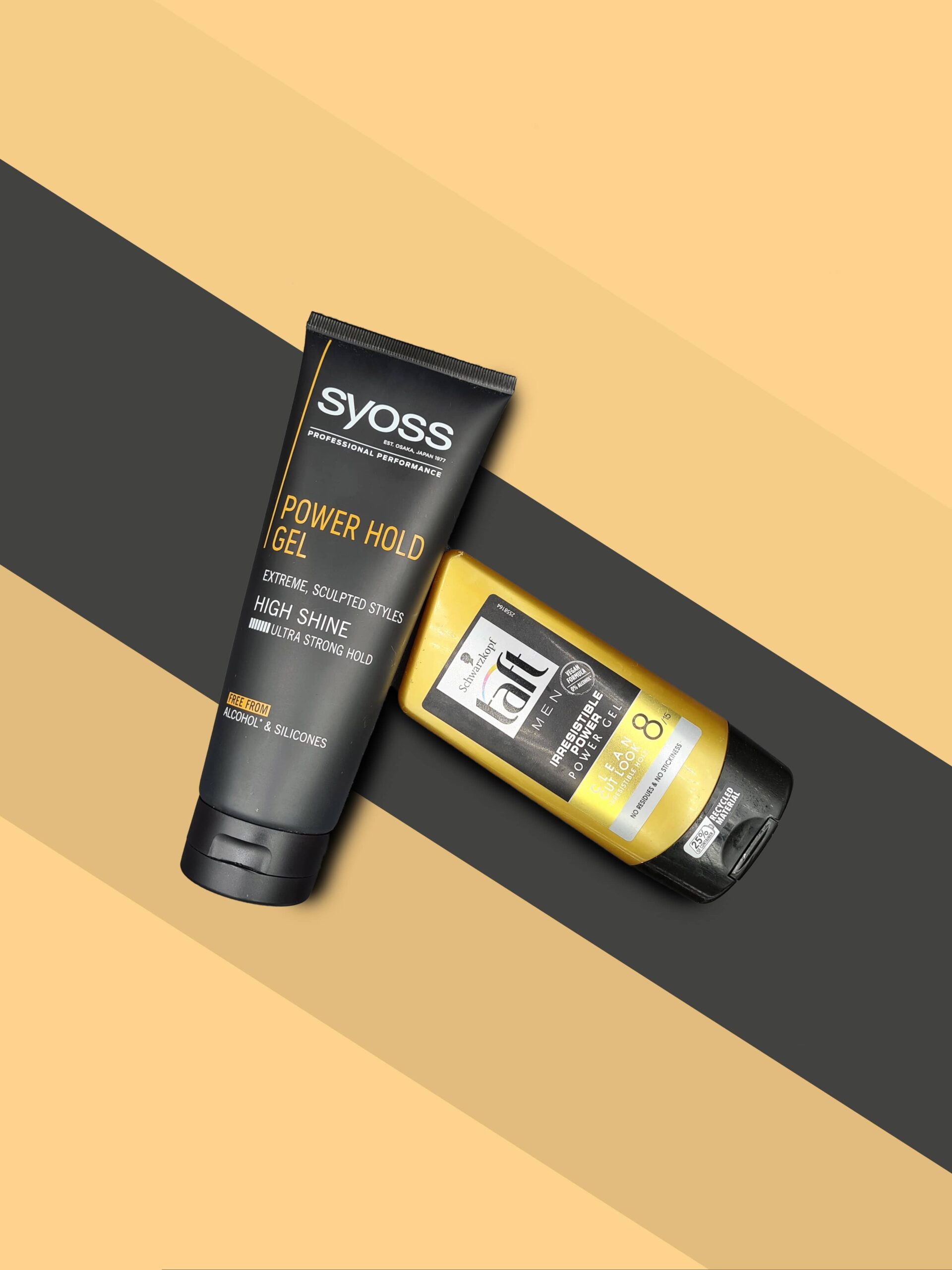 Żele do włosów Syoss i Taft